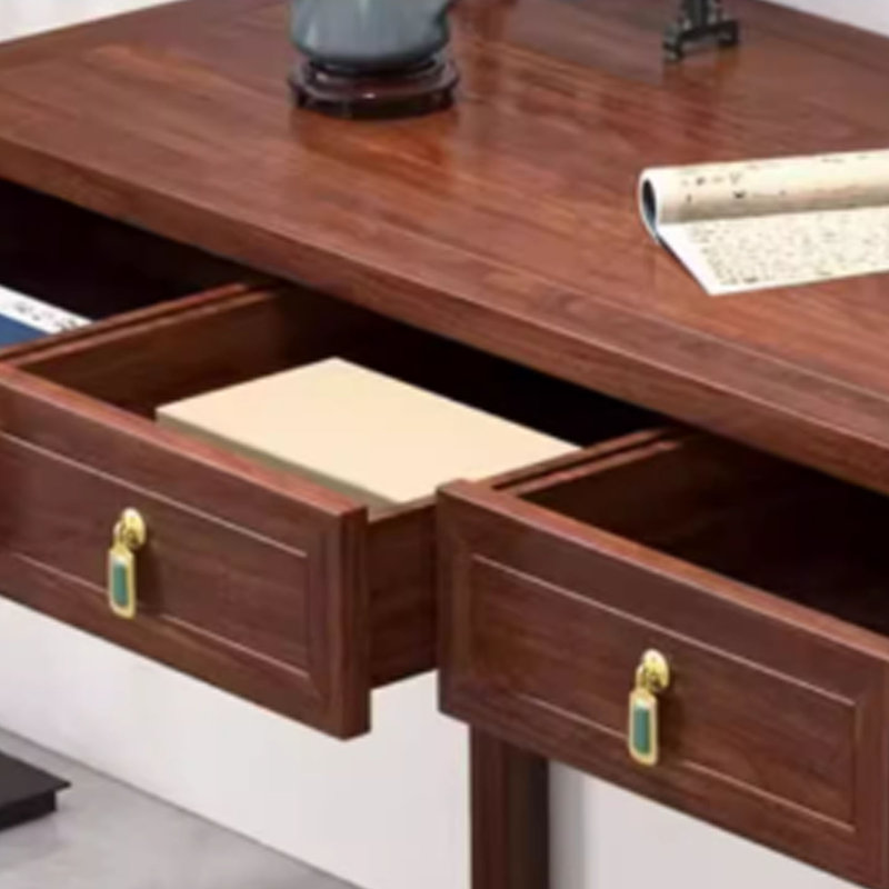 Bureau en bois d'ébène robuste