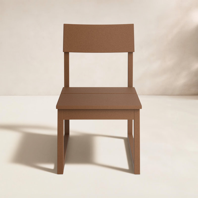 Chaise d'appoint de salle à manger EDGE, Teck