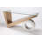 60'' Glass Top Console Table