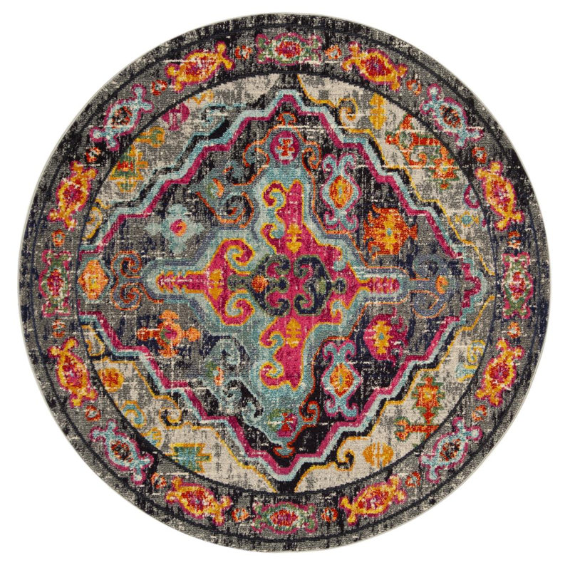Eastchester Abstract Area Rug, Round 201 cm