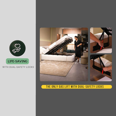 Mohiuddin Upholstered Ottoman Storage Bed
