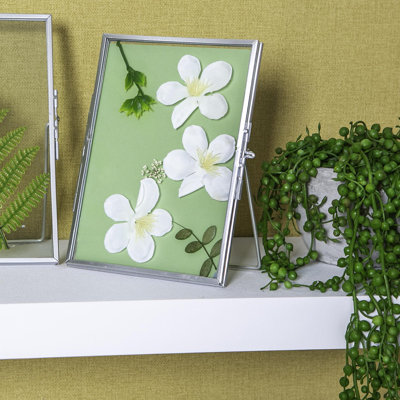 Nicola Spring Standing Metal Photo Frames Set - 4 Sizes
