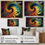 «White Fractal Spiraling I», art mural moderne sur toile géométrique-87342789-87342796