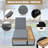 77" GO Outdoor Chaise Lounge Chair With 5-Position Adjustable Backrest, Reclining With Cushion, Patio Lounger With Wood Side Table, Sturdy Frame For Poolside, Garden, And Backyard-1168531639