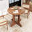 31.5 Inch Round Dining Table, Modern Small Kitchen Table For 2-4 With Storage Shelf-1008966462