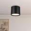 Uma 12-in Black dimmable LED Semi-Flush Mount-1838197055
