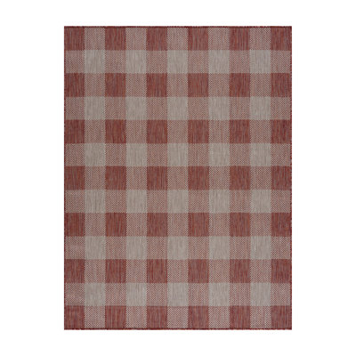 Tapis intérieur / extérieur noué à la main Lorianne