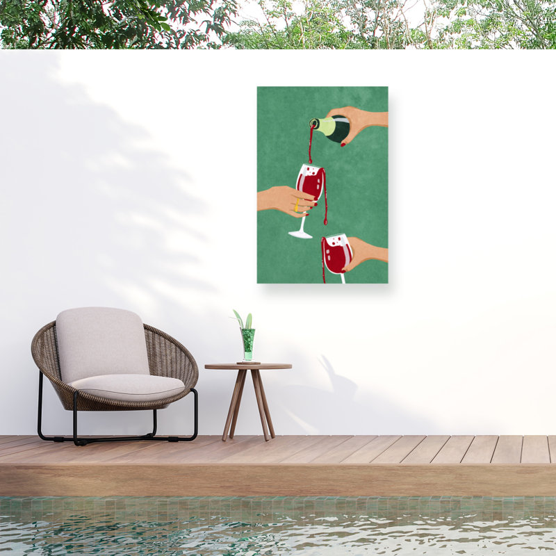 «Bachelors Cheers» sur impression sur toile, H 32 po x l 22 po