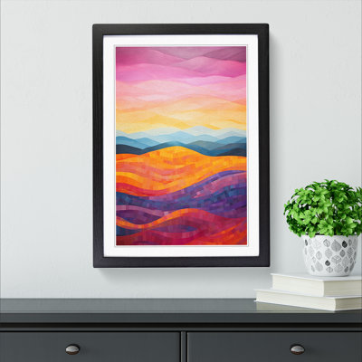 Landscape Colour Field No.3 - Framed Print