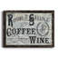 «Rise Shine Wine», reproduction d'art textuel sur toile-331303369-331303370