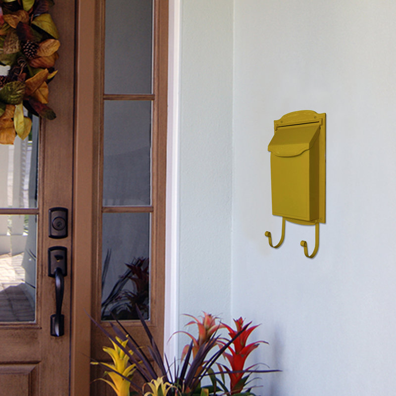 Boîte aux lettres murale Dylan, Jaune