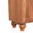Solid Wood Arco Groove Sideboard,2-Doors,Brown