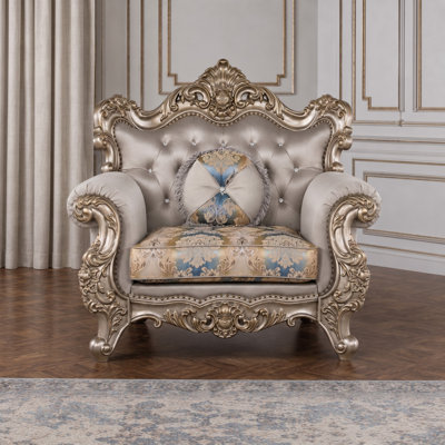 Bellara Traditional Chair champagne-gold finish