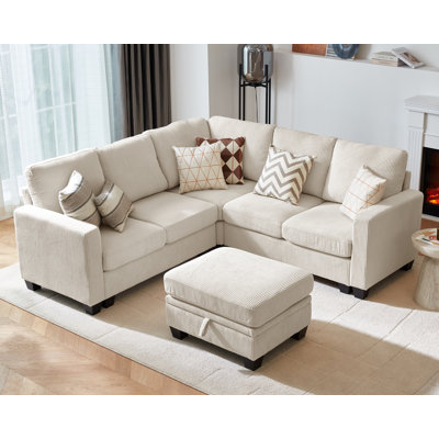Canapé modulaire Latitude Run® | Canapé-lit en Corduroy