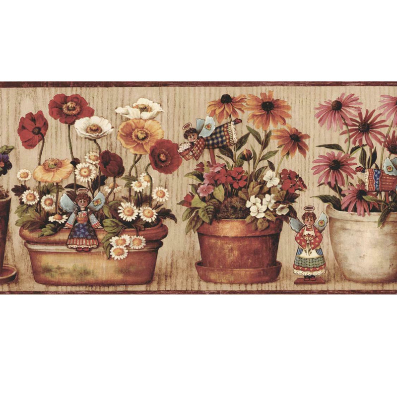 Bordure de papier peint Angels Daisies