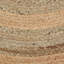 Tapis d'intérieur en jute / sisal tressé à la main à motif rayé beige / gris Gilbrae-1182464621