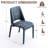 Fully Assembled Saddle Leather Dining Chair-153238120