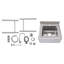 Station de lavage des mains autoportante avec robinet L 21,6 po x l 19,6 po