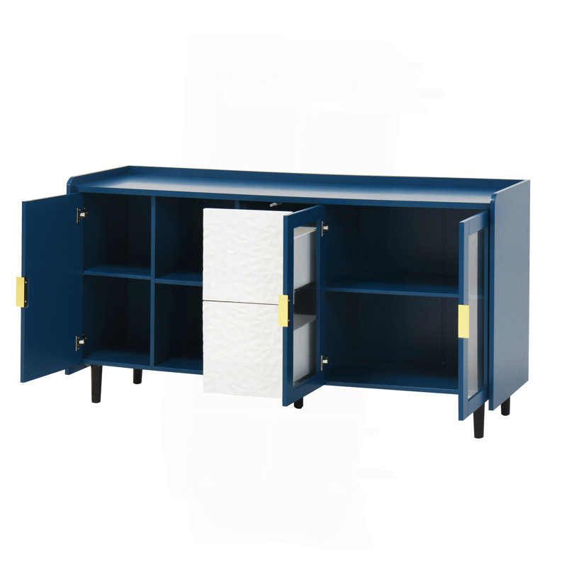 Armoire de rangement Modern, Bleu