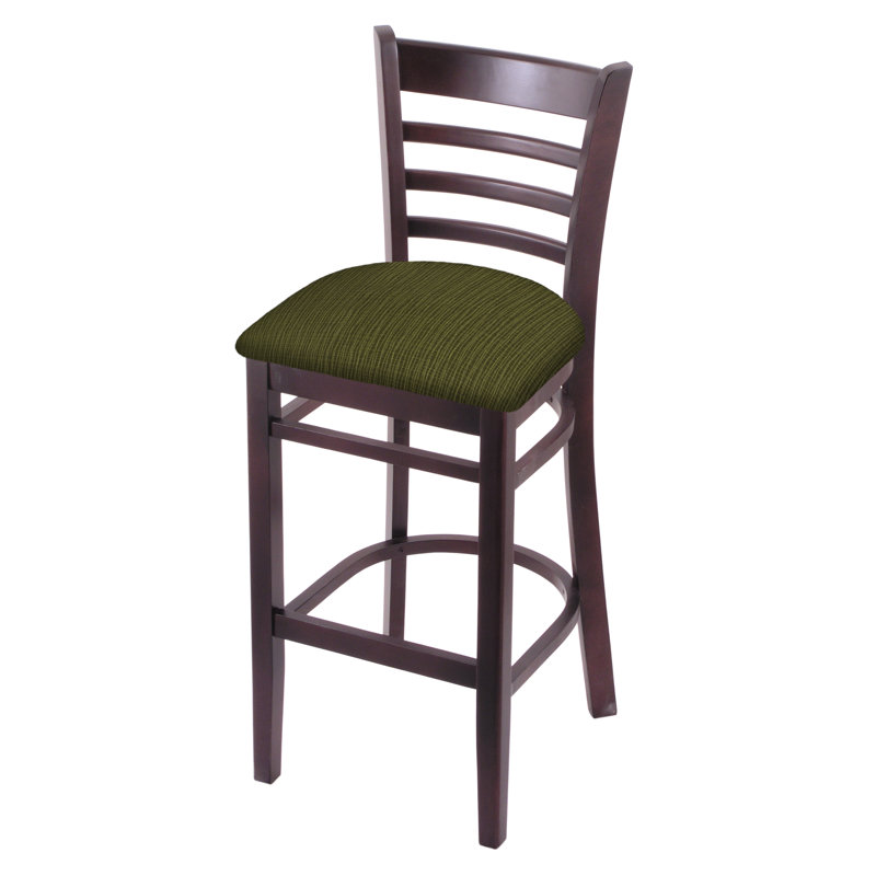 Tabouret 30 ", Cerisier foncé, Perroquet graphique