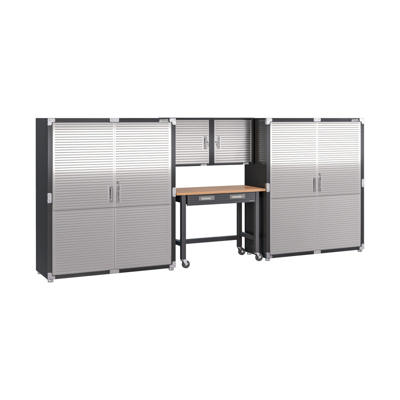 Seville Classics UltraHD® 5-Piece Storage Cabinet System, 14' Wide
