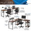 Bureau industriel polyvalent avec tablettes pour une organisation efficace de l'espace de travail
