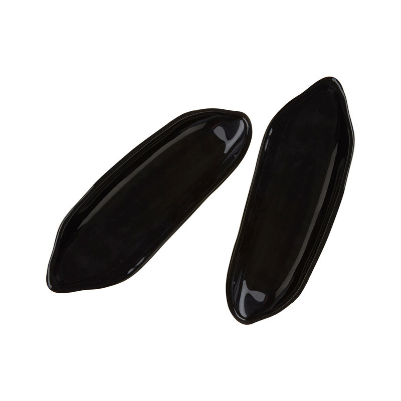 Symple Stuff Leeroy Glass Platter