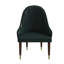 Chaise rembourrée en cuir avec structure et pieds en bois d'hévéa Simoneau Simoneau Collection Simoneau-106378371