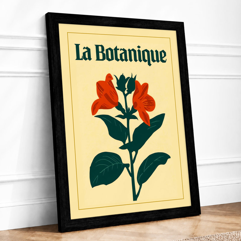 La Botanique Botanical - Print, A1 - 84.1 x 59.4 cm, Black