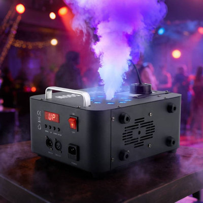 1500W 3-in-1 LED Light Smoke Fog Machine with Remote & DMX Control