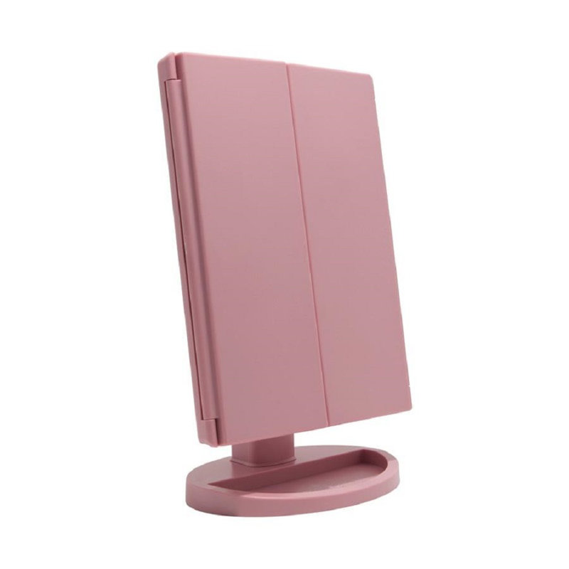 Miroir de maquillage Touch, Rose quartz