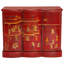 Armoire laquée rouge - Cour