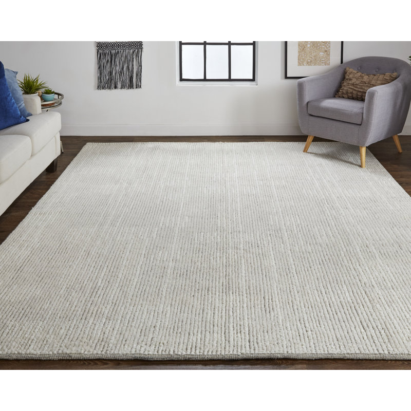 Tapis rectangulaire en laine 2 pi x 3 pi Rhinelander, Rectangle 11 pi 6 po x 15 pi