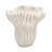 9.3X9x8.7 In Decorative Sand And Cement Coral Planter, Textured Beige Appearance, Vertical Ridged Style For Trailing Plants Display Home Weathered Color, Texture Succulents Interior