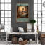 Girafe «Get Nake», reproduction d'art graphique sur toile tendue-349206815