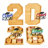 2026 Graduation Charcuterie Board Set - 4 Pcs Bamboo Food Trays for Class of 2026 Party Decorations