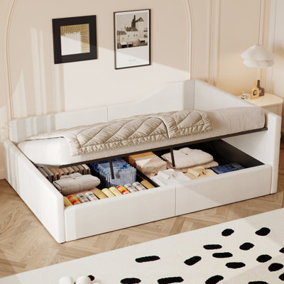 Daybed 140x200 cm with Hydraulic Storage