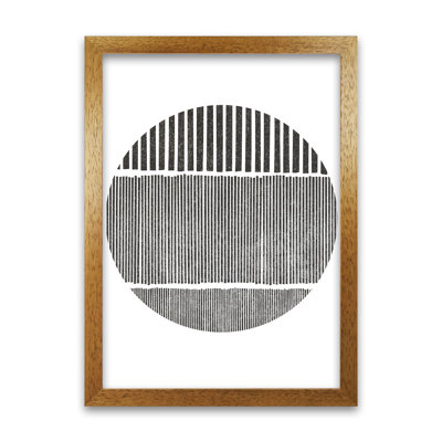 Black And White Lines - Print
