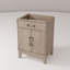 Meuble-lavabo simple en chêne gris 24 po X P 18 po D-117980130