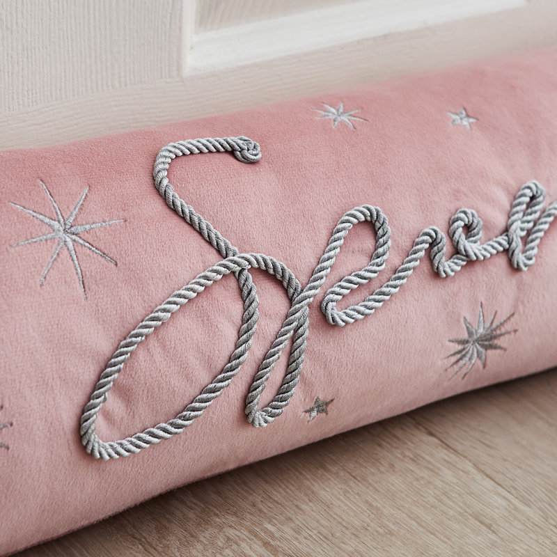 Christmas Sparkle Door Draught Excluder, Pink