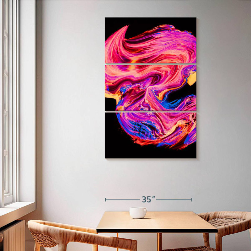 Peinture abstraite Avery, H 65 po x l 42 po
