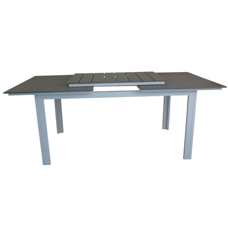 Faiyaz Rectangular Wicker Extendable Outdoor Dining Table , cm W cm D, H90 x L240 x W160