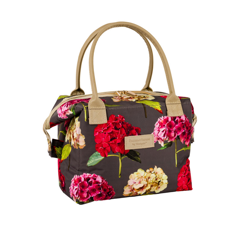 Sarah Kelleher Convertible Lunch Bag Teal, Brown