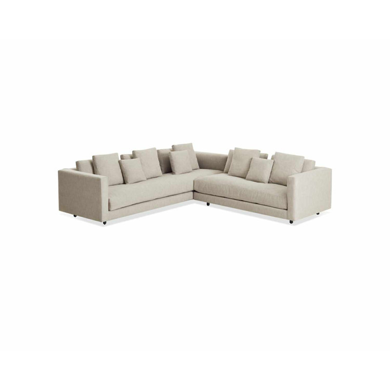 Hands Down Sectional, Right Hand Facing, Tofte Navy, Tofte Navy Polyester Blend