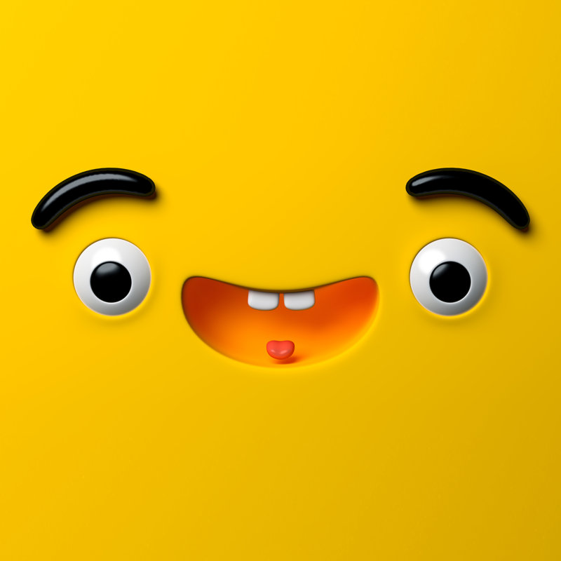 Happy Face by Spfdigital - Wrapped Canvas Print, 30cm H x 30cm W x 3.8cm D