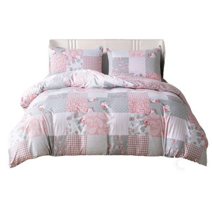 Cotton Blend Striped Duvet Cover Set