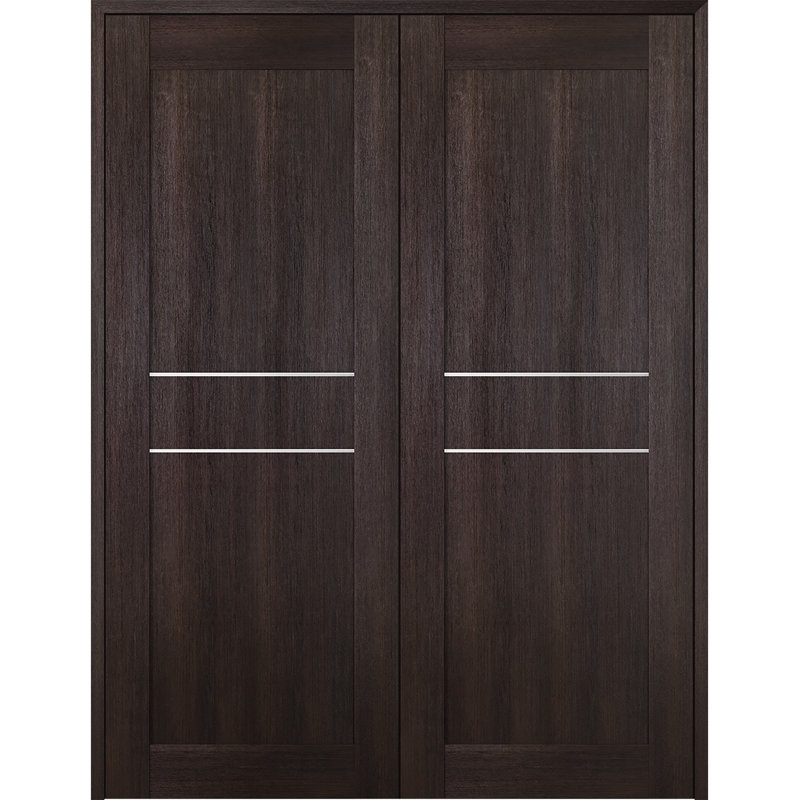 Porte française Avon 07 2hn, Chêne, 63,5 po x 79,37 po, Réversible