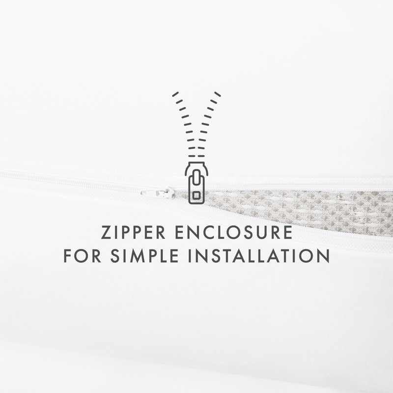 King Size White Hypoallergenic Waterproof Mattress Protector