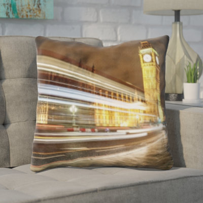 Microsuede Reversible Throw Pillow