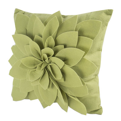 Sara's Garden Floral Throw Pillow